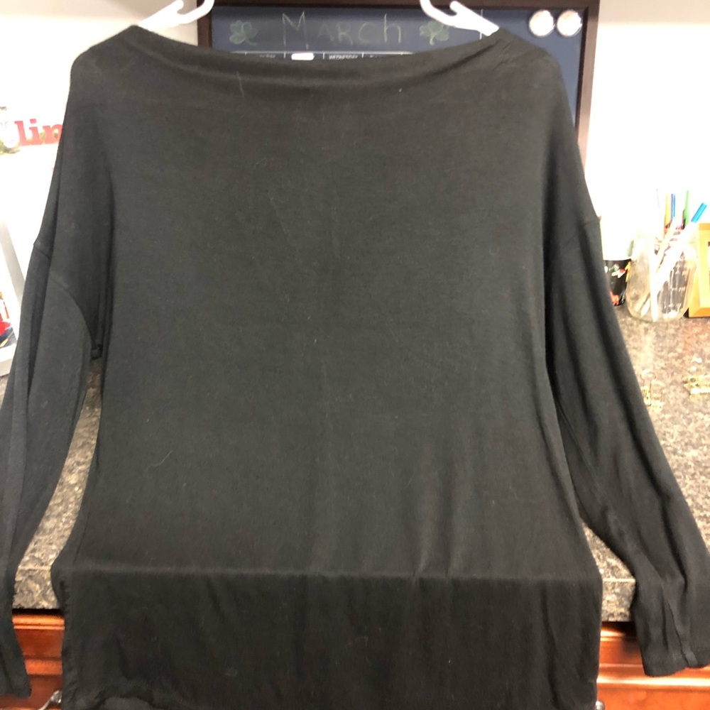 Halogen boat neck shirt 3/4 sleeve